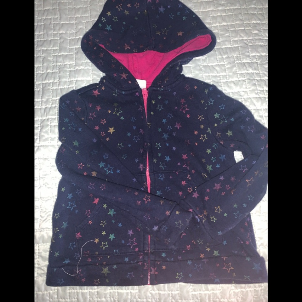 Gymboree star zip up hoodie